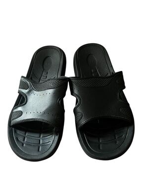 Black Slide Sandals Sz 11